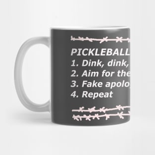 Pickleball Prison rules Mug